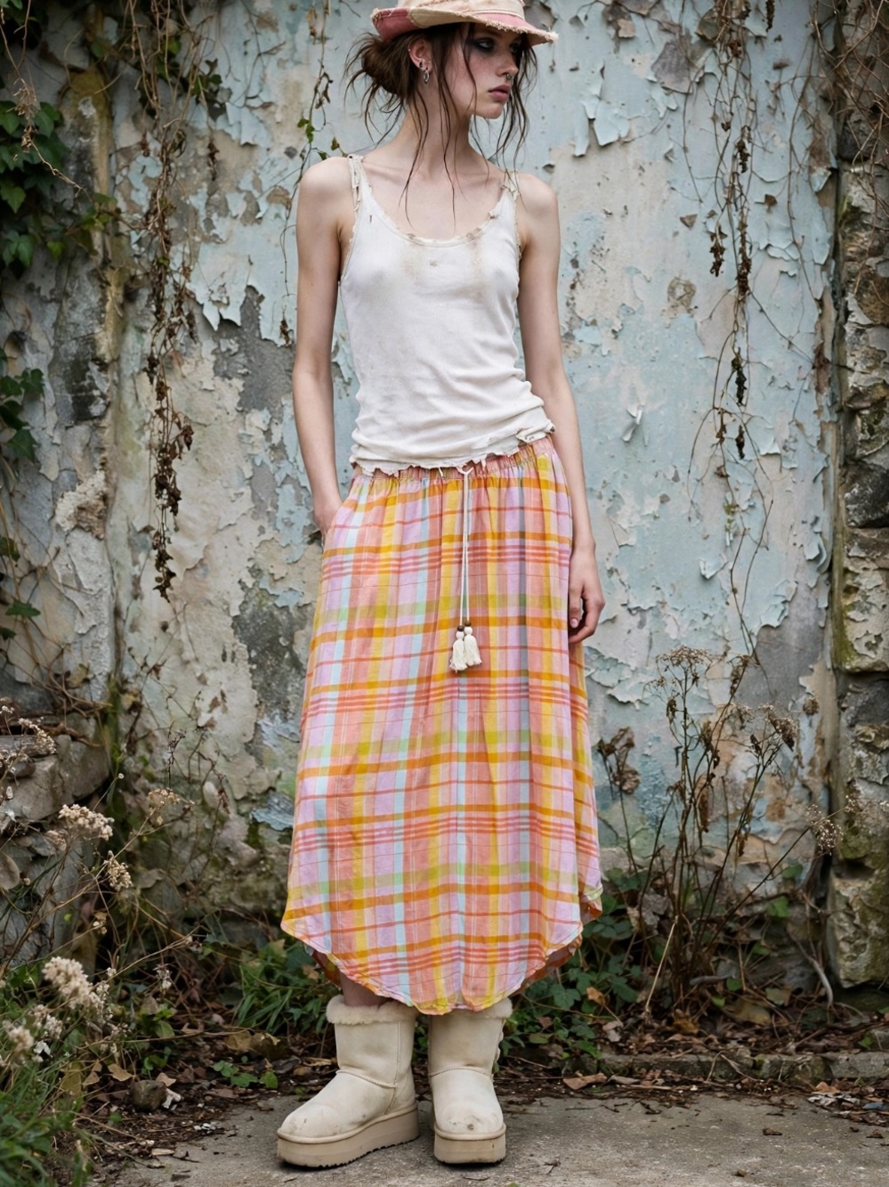 American Eagle linen skirt NWT